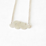Handmade cloud necklace
