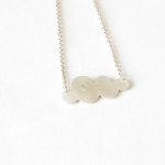 Handmade cloud necklace