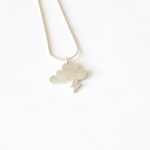 Lightning cloud necklace in sterling silver
