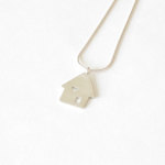 Sterling silver necklace I love my house