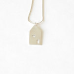 Jewellery sterling silver house necklace no.2