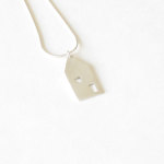 Jewellery sterling silver house necklace no.2