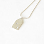 Jewellery sterling silver house necklace no.2