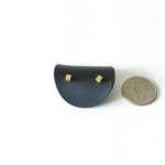 Sterling silver and brass stud earrings